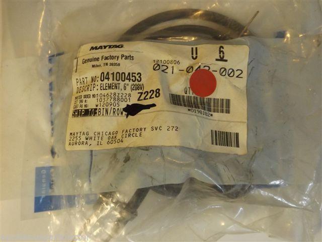 Maytag Jenn Air Stove 04100453 Element, 6 Maytag Jenn Air Stove 04100453 Element, 6